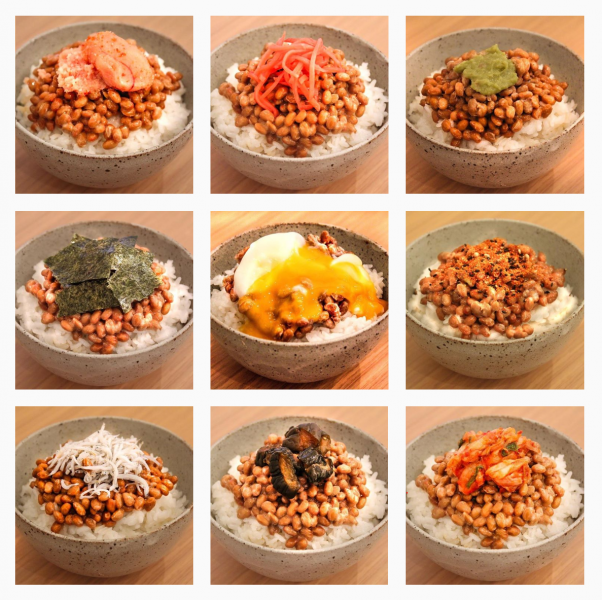 様々な納豆ご飯が楽しめる「令和納豆」