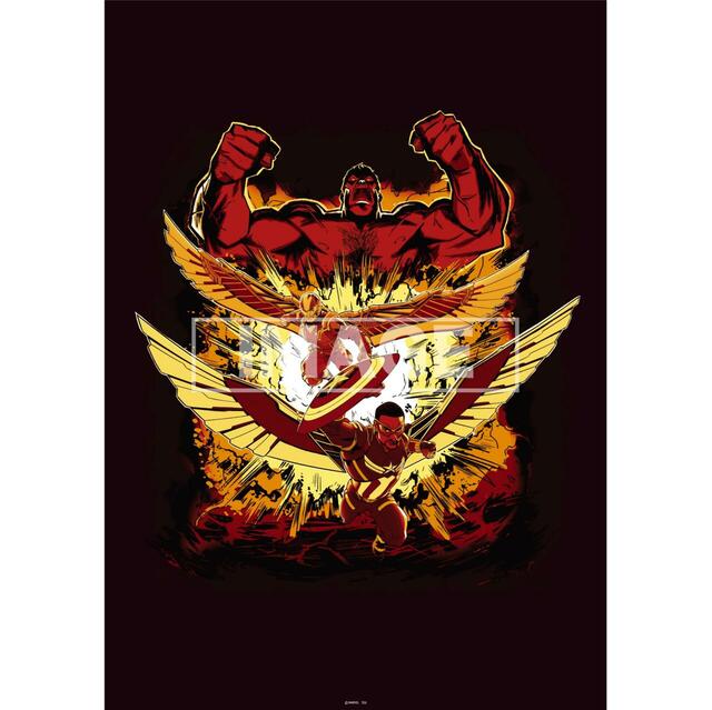 F賞 ポスター｜Happy くじ / MARVEL 『キャプテン・アメリカ:ブレイブ・ニュー・ワールド