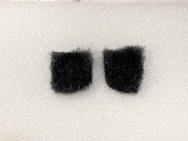 つばさを左右2つ作りました