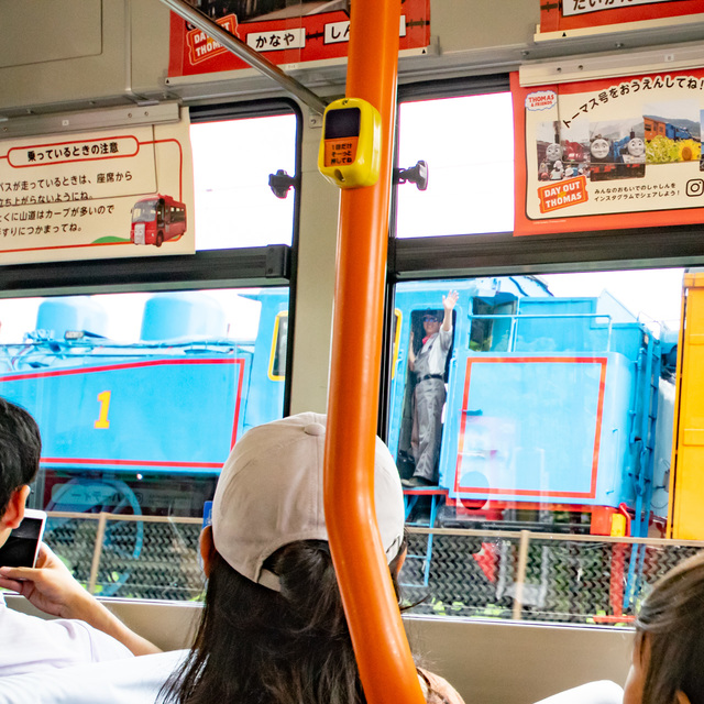 バスのバーティー車内｜大井川鐵道「Day Out With Thomas 2018」