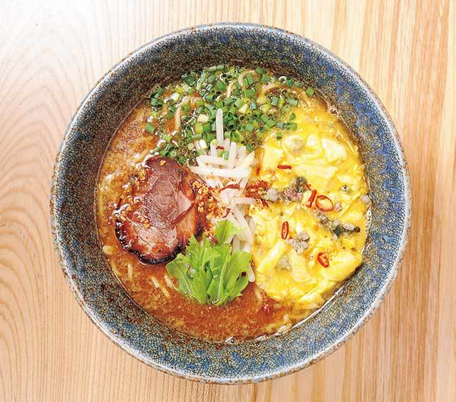 札幌 一粒庵（札幌駅エリア） 元気のでるみそラーメン（中サイズ） 850円(味噌)