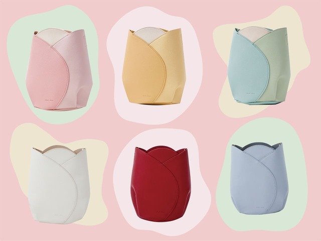 【チューリップバッグ】今までの人気色も引き続き登場し、合計で9色の展開です