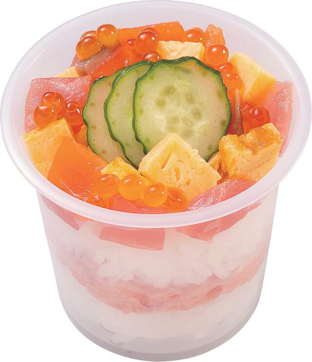 「カップちらし寿司」＜ 420円（税込）＞【かっぱのひなちらし】