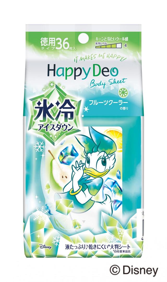 マンダム　ハッピーデオ ボディシート 氷冷アイスダウンフルーツクーラー徳用