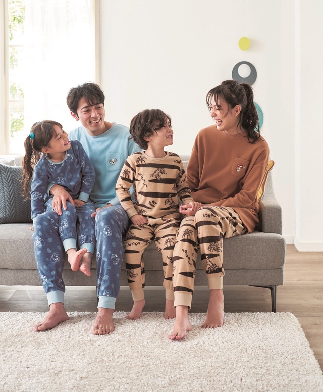 レディース肌側綿フリースチュニックパジャマ(選べるキャラクター)｜￥4,490 （税込）