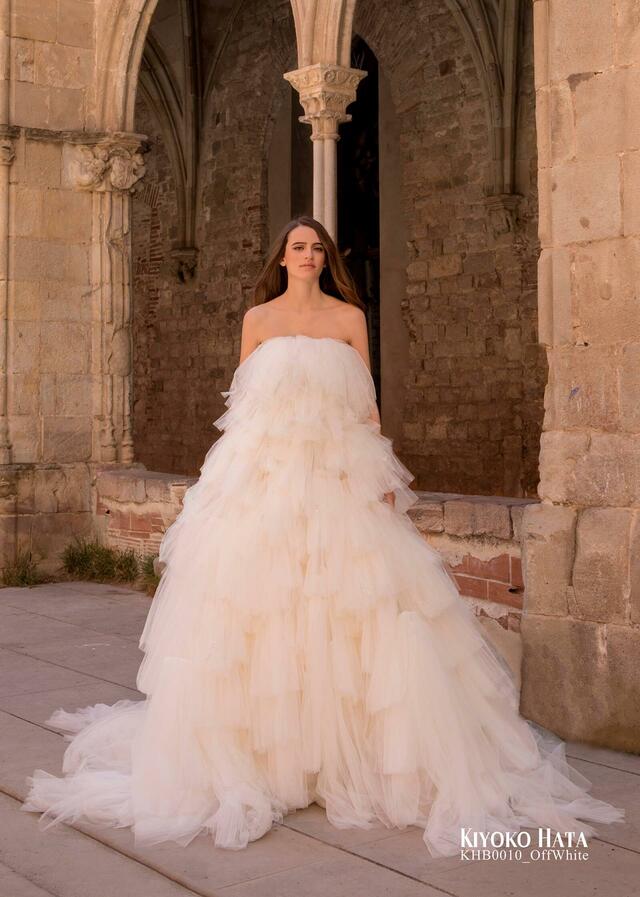「KIYOKO HATA」新作ウェディングドレス KHB0010_OffWhite