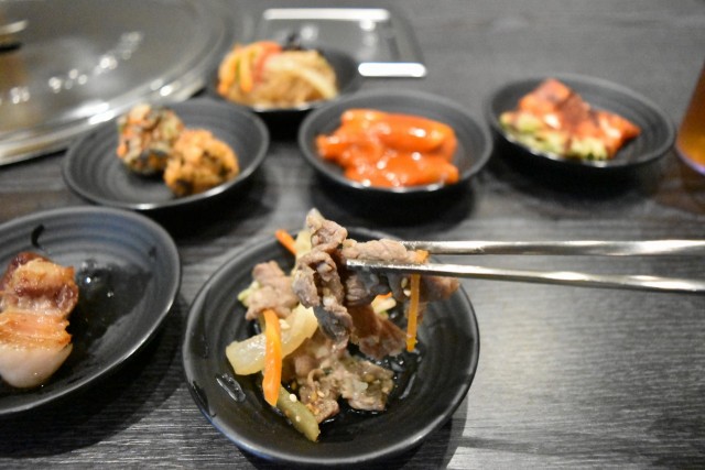 韓国のお惣菜メニューも充実