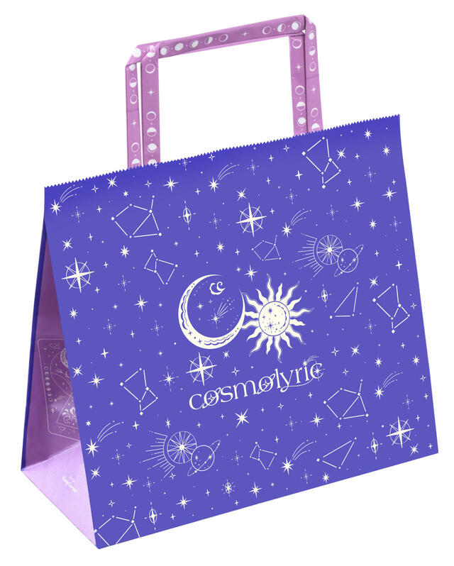 「専用手提げ袋」<期間:2025年1月22日(水)〜2月14日(金)頃>【銀座コージーコーナーのバレンタインは“宇宙・月・星座”がモチーフ♪バレンタイン限定焼菓子ブランド「コスモリリック」発売】