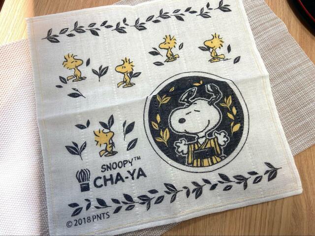 【SNOOPY茶屋 ​​蚊帳生地布巾】使えば使うほどやわらかくなります