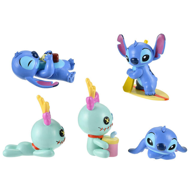 スティッチ＆スクランプ シークレットフィギュア Disney Stitch Day Collection 900円