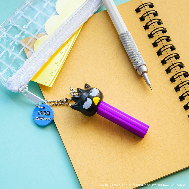 【PEZ×はぴだんぶい マスコット】キャンディブランド「PEZ」と、サンリオの人気キャラクターユニット「はぴだんぶい」がコラボ！
