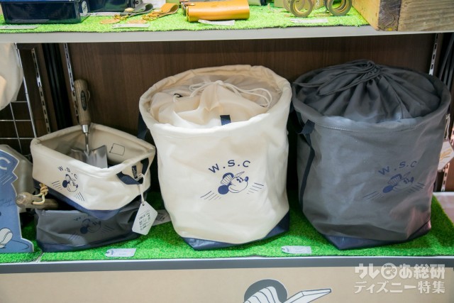 ガーデニングバスケットとランドリーケース