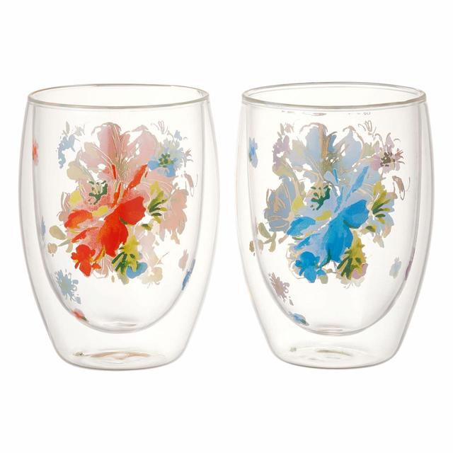 キアーロ ダブルウォールグラス  （2個セット）：2,400円（税込）