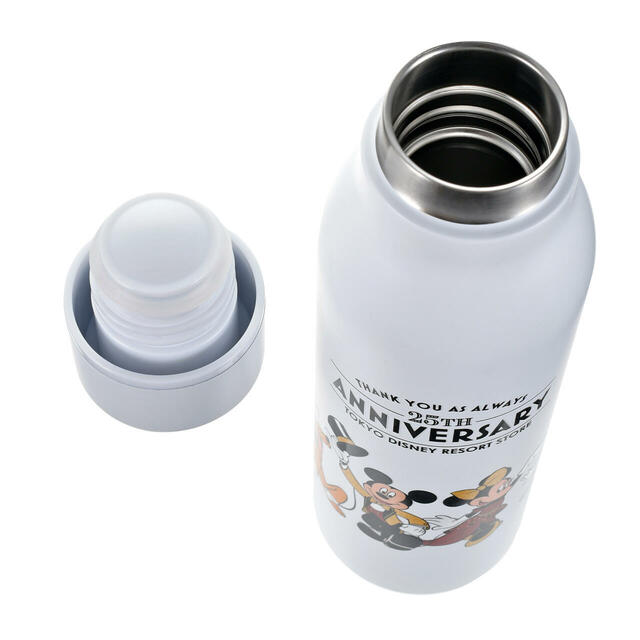 【東京ディズニーリゾート店限定】ミッキー&フレンズ ステンレスボトル ホワイト 東京ディズニーリゾート店25周年記念 3,300円