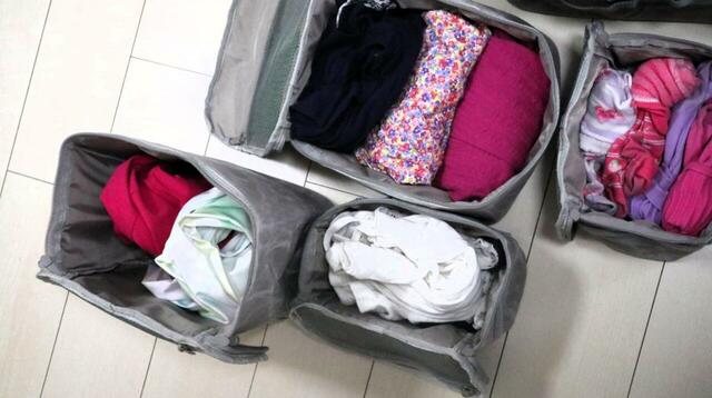 【ワークマン パラフィン帆布スタッキングストレージ 5点セット】衣類も保管しやすいサイズ感！