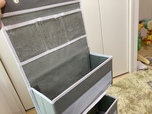 【HASONA ウォールポケット 6段】白基調の部屋なのでグレーを選びました