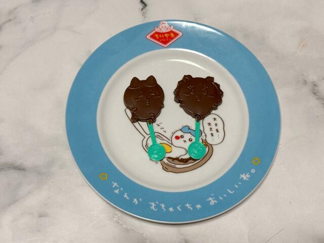 ハチワレ＆シーサーのチョコが完成！