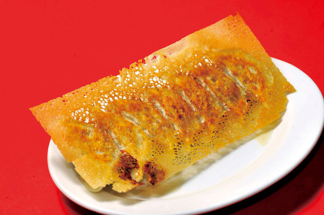 中国家庭料理大連（三田）  焼餃子 豚肉（7個）　370円