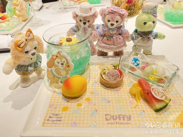 “ダッフィー＆フレンズのテイスティ・サマー・サプライズ”チャイニーズ・ティータイム デザートプレート