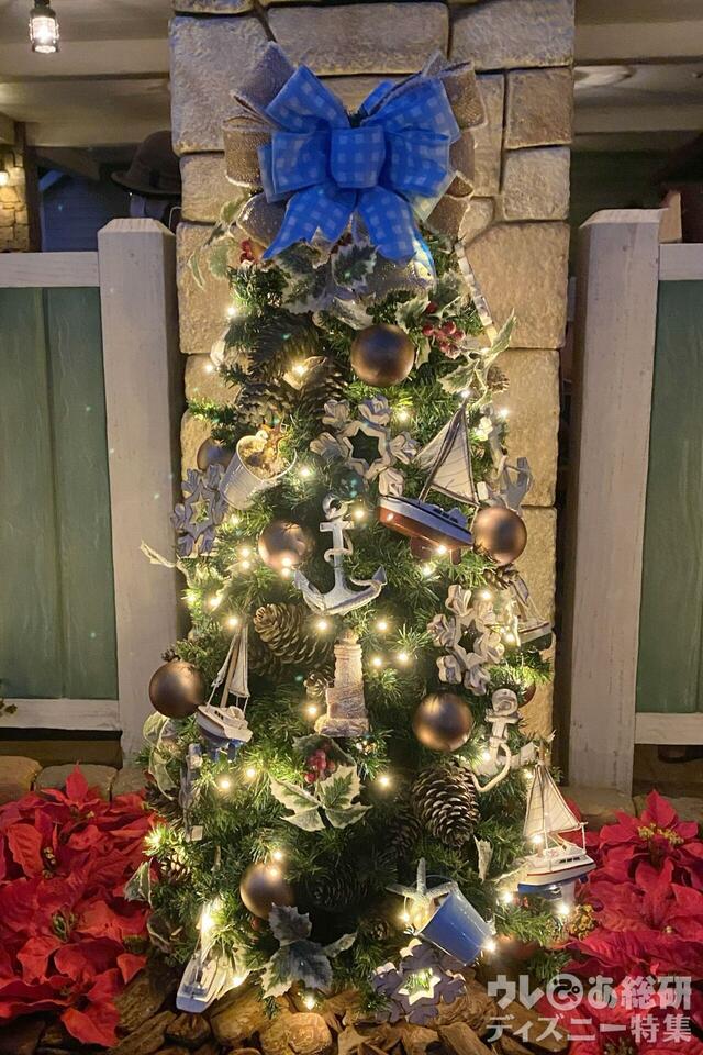 ダッフィーたちのクリスマスツリー