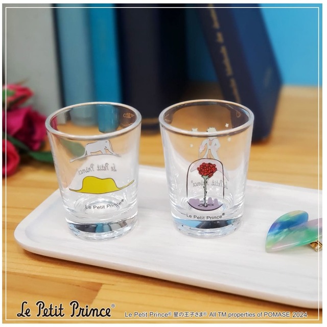 【星の王子さま Goods Collection in BOOKSTORES】ミニグラス　1,100円