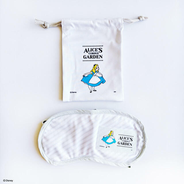 アイマスク＆巾着 440円｜キャンドゥ ディズニー『ふしぎの国のアリス』コレクション