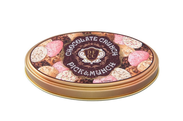 ゴールド(フタ)|チョコレートクランチ・ピック&マンチ 1,500円|東京ディズニーランド「ペイストリーパレス」 |東京ディズニーリゾート 35周年“Happiest Celebration!”