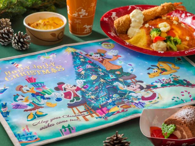 スペシャルセット、スーベニアランチケース付き 3,180円｜ザンビーニ･ブラザーズ･リストランテ｜東京ディズニーリゾート「ディズニー・クリスマス」スペシャルメニュー