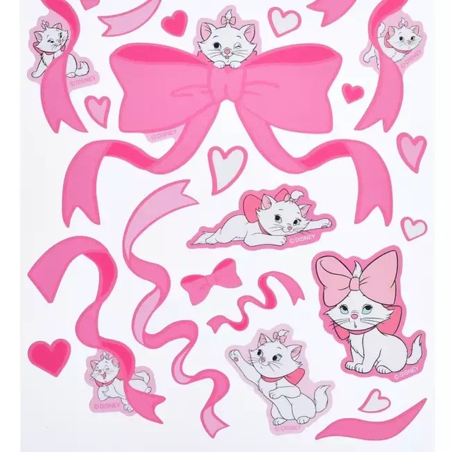 マリー おしゃれキャット シール・ステッカー リボン Sticker Collection 350円