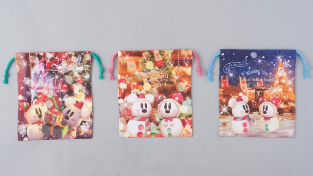 きんちゃくセット ¥1,500|東京ディズニーリゾートのクリスマス(2016年)TDL/TDS共通スペシャルグッズ