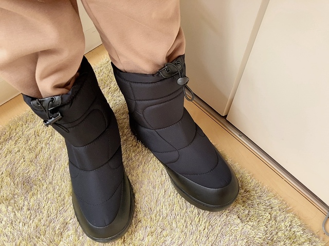 【ワークマン 防寒ブーツケベック】中わた入りで見た目もふかふか