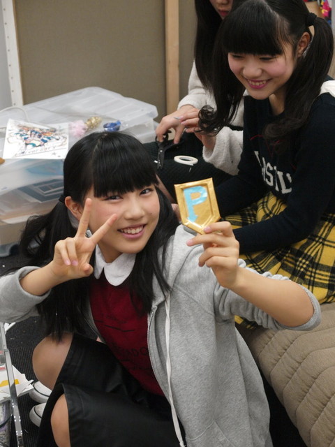 虹のコンキスタドール 奥村野乃花さん&的場華鈴さん 中学2年生の二人で「ちゅーにーず」です