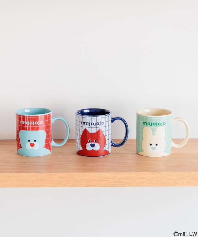 【LOWRYS FARMxmojojojo】「mojojojo/マグカップ」1,790円/ちょっとした休憩や食事時間、インテリアとして彩りをプラスしてくれるアイテム