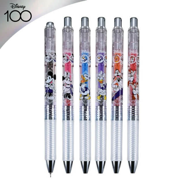 ミッキー＆フレンズ エナージェル 0.5 ゲルインキボールペン The Disney100 Platinum Celebration Collection 1,980円