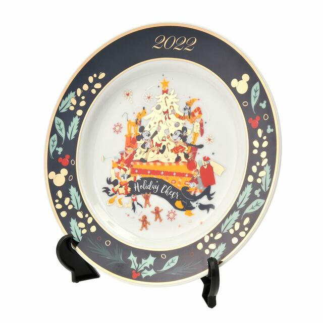 ミッキー＆フレンズ イヤープレート スタンド付き DISNEY CHRISTMAS 2022 3,300円