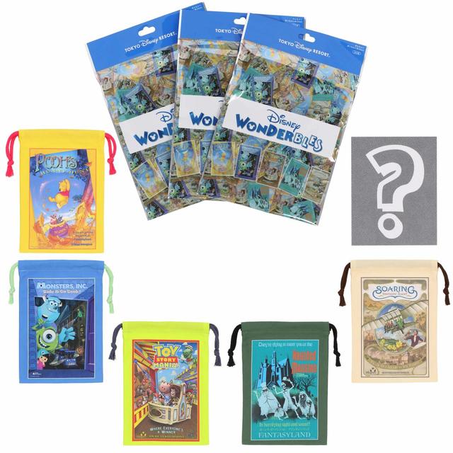 きんちゃく 1枚800円｜全6種(シークレット1種)｜サイズ：(1枚あたり)縦約20×横約14cm｜別売り、1BOX(6枚入り)4,800円で全種そろえることができます