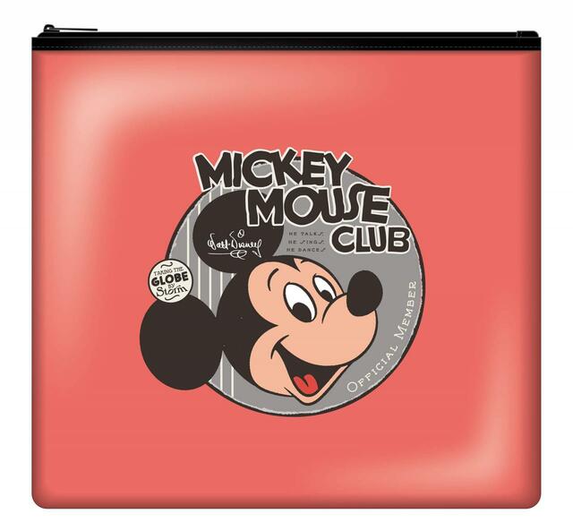 E賞 フラットポーチ｜Happyくじ「Disney100」