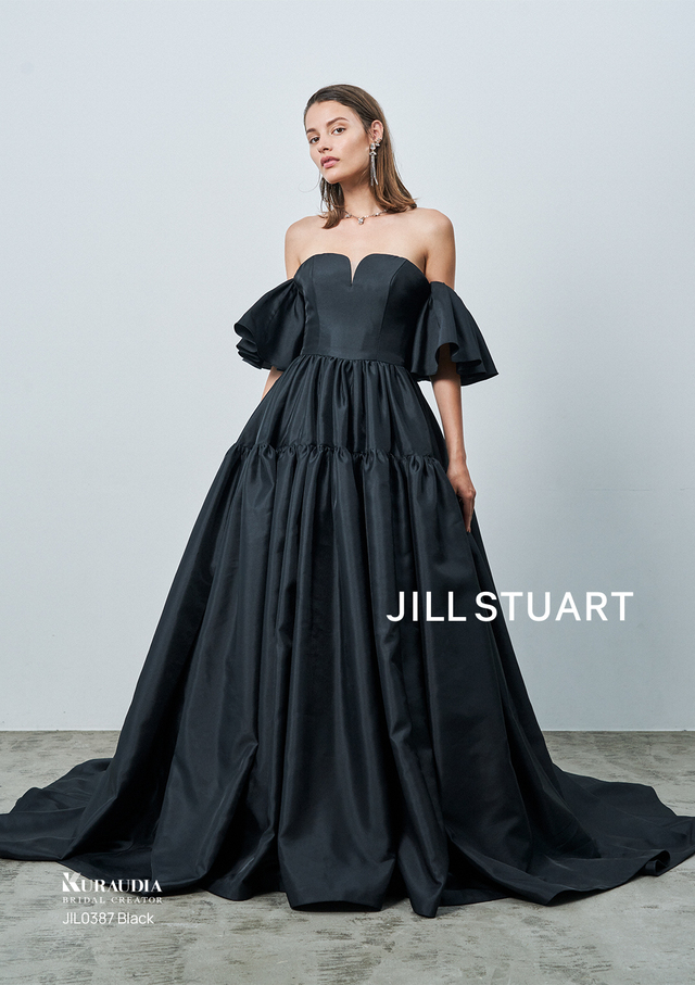 【JILL STUART（ジルスチュアート）新作ウェディングドレス】JIL0387-Black