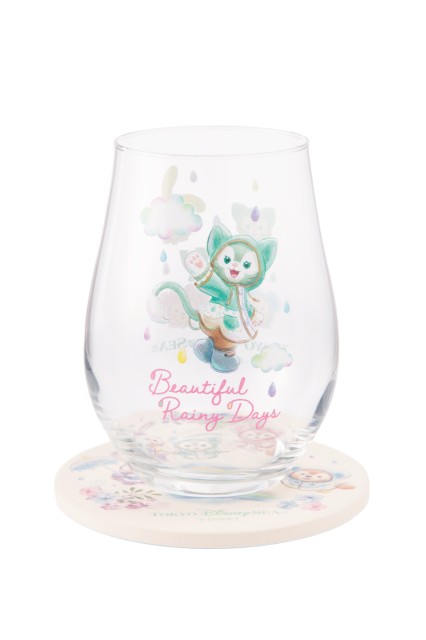 「ダッフィー＆フレンズのビューティフル・レイニーデイズ」グラス&コースター