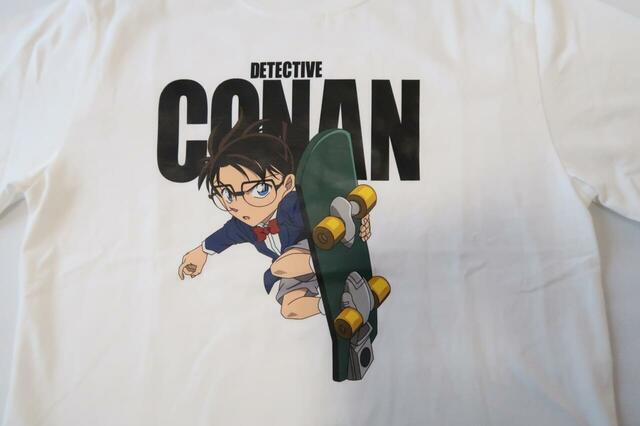 【ワークマン『名探偵コナン』プリント半袖Tシャツキッズ】オフA(コナン)フロントデザイン