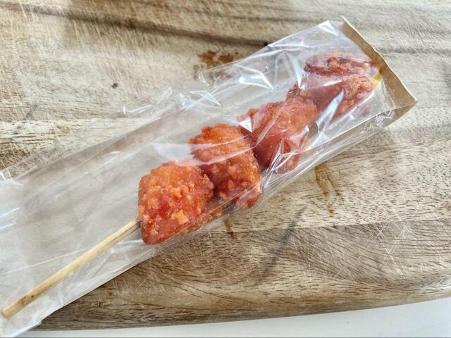 【ローソン 竜田揚げ棒 旨辛風味】棒タイプで食べやすさ最高
