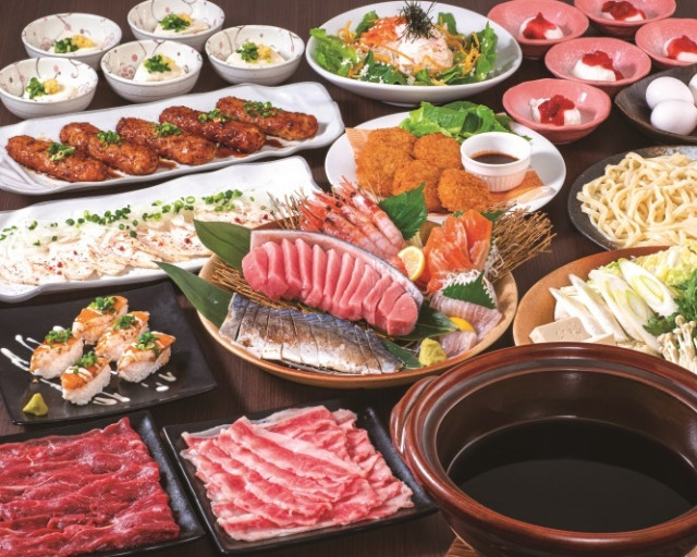 黒毛和牛のすき焼き鍋コース