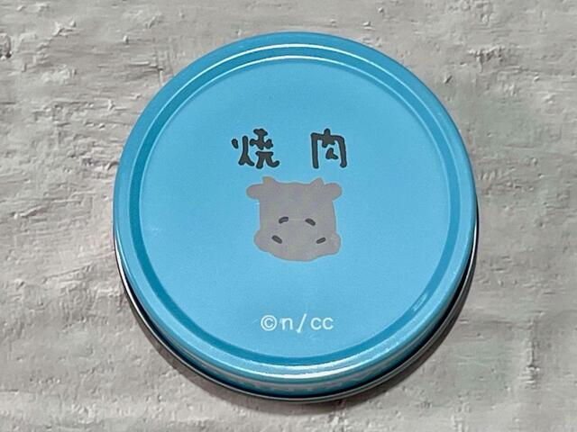 【ちいかわ　プチキャン3】焼肉屋さんの看板のイラストが裏面に♪