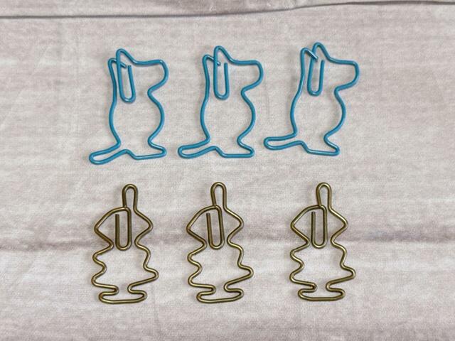 6:針金クリップ(ムーミン)×37:針金クリップ(リトルミイ)×3