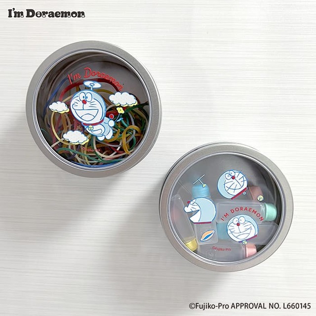 【ドラえもん】「I’M DORAEMON/マグネットケース」¥880／キッチン周りのアイテムを可愛く収納できるマグネットケース