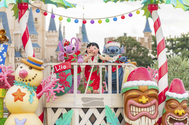 2024年11月14日 「ディズニー・クリスマス」プレスプレビュー/東京ディズニーランド/ディズニー・クリスマス・ストーリーズ“フォンド・フェアウェル”の模様