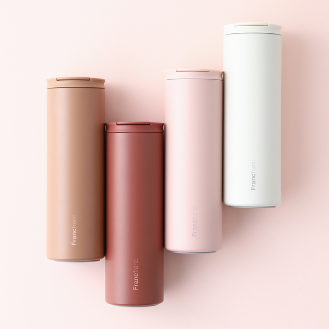 【Francfranc】ワントーン ステンレスボトル350ml：￥2,200500ml：￥2,700