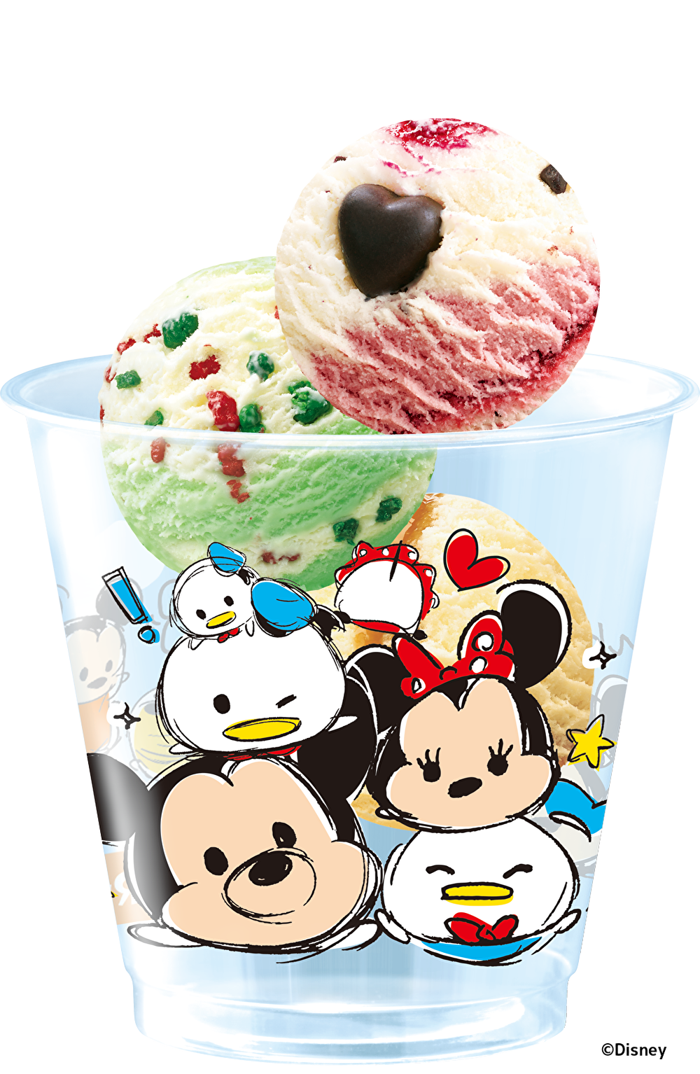 サーティワン5月限定ディズニーツムツムのスケッチ風カップが登場
