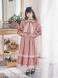 【Maison de FLEUR×青木美沙子×Marroncream】Marroncream ギンガムチェックワンピース カラー：Pink サイズ：フリー 価格：￥17,600