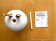【ダイソー　HUMIDIFIER　USB式加湿器　（ウサギ）】説明書と吸水芯も入っています